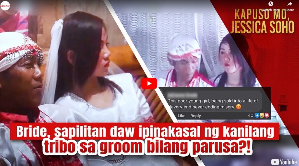 Bride, sapilitan daw ipinakasal ng kanilang tribo sa groom bilang parusa