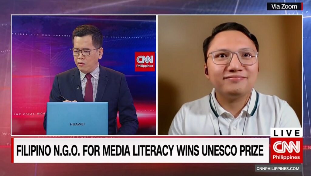 Filipino N.G.O. for media literacy wins UNESCO prize