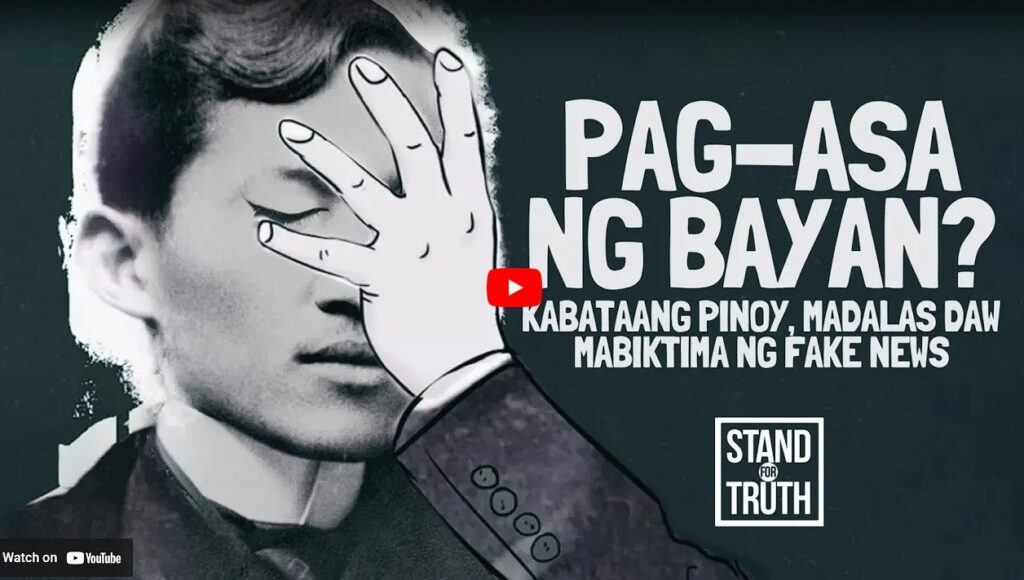 PAG ASA NG BAYAN Kabataang Pinoy, madalas daw mabiktima ng fake news